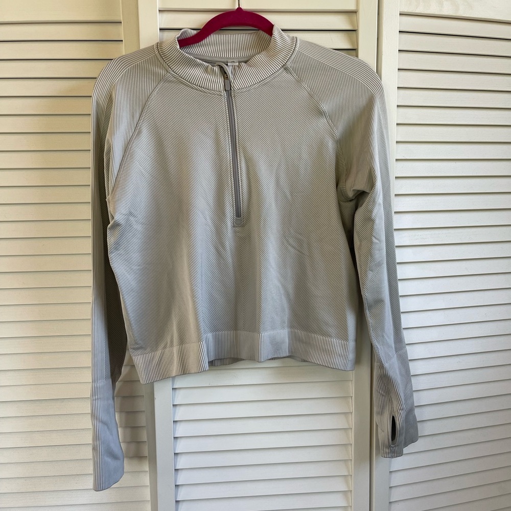 Rulu Run Cropped Half-Zip